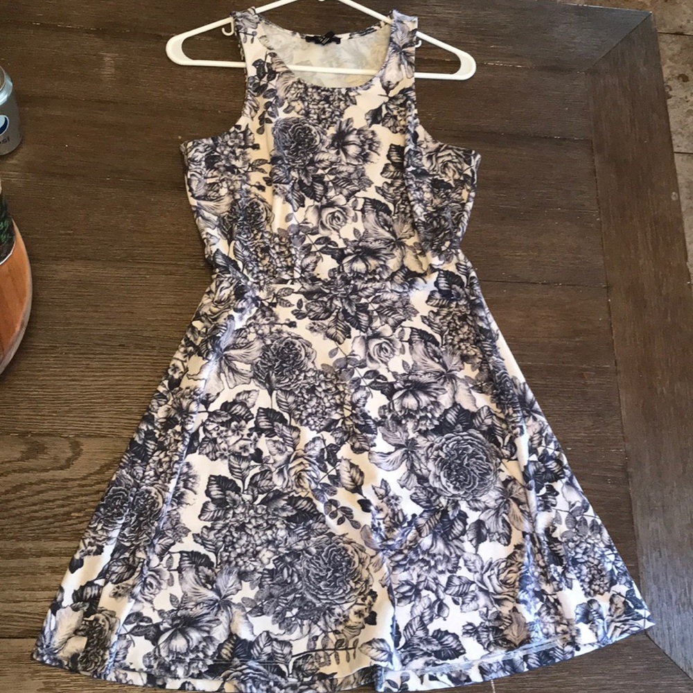 Blue rose dress